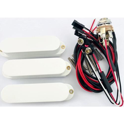 Artec Power Single Coil Active Pickups With Complete Wiring Setup (SMDC35)