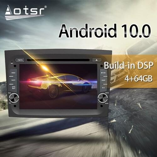 For Fiat Doblo 2016 2017 2018 Car Multimedia Radio Player Stereo screen Android 10 DSP 7 inch IPS Audio Radio GPS Navi head unit