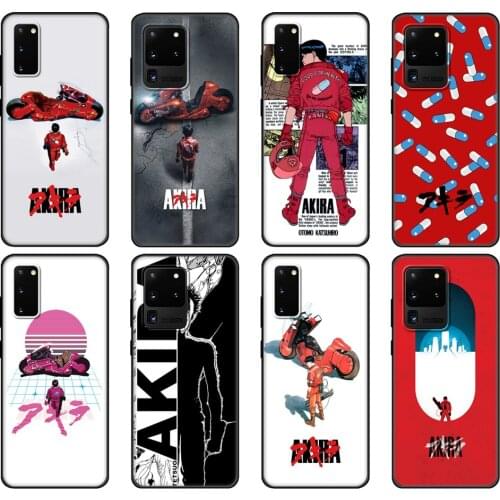 Black tpu Case For Samsung galaxy S20 /S20 PLUS/S20 ultra/S20+ /S20FE back cover Akira 1988 Film Anime Logo