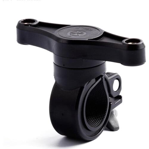 Black Bike Water Bottle Holder 360 Degree Rotation Handlebar Seatpost Mount Base Cage Converter Bicycle Accessories