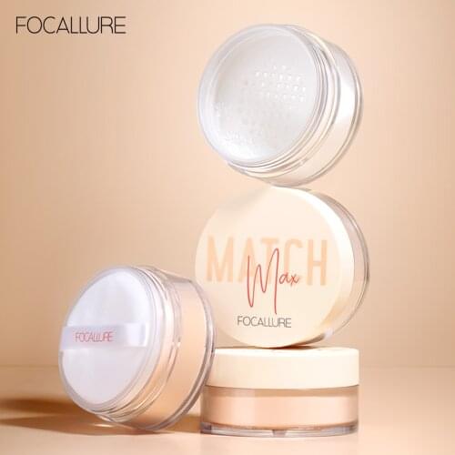 FOCALLURE Maximum Oil-Control Matte lightweight makeup Loose Face powder Cosmetics