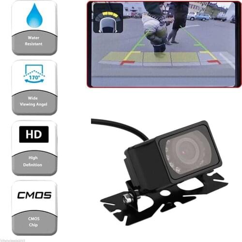 Reversing Camera HD Night Vision Car IR Waterproof Rear View Camera Universal Backup Parking Reverse Camera