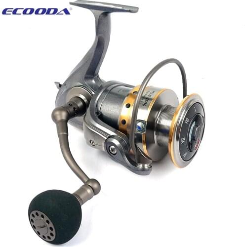 Free shippingECOODA spinning reel carbon spinning reel 2000/2500/3000/3500/4000/4500/5000 jigging reel boat spin reel lure reel