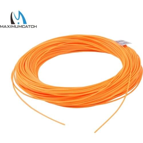 Maximumcatch Running Fly Line 0.7mm 0.9mm Orange and Yellow Fly Fishing Shooting Line