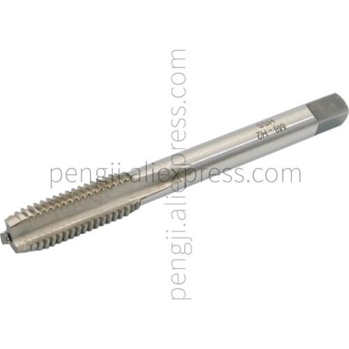 Metric Machine Tap M8 x 1.25 mm Pitch Thread Pitch 3 Flutes, High Speed Steel Thread Forming Tap, HSS Screw Plug Tap