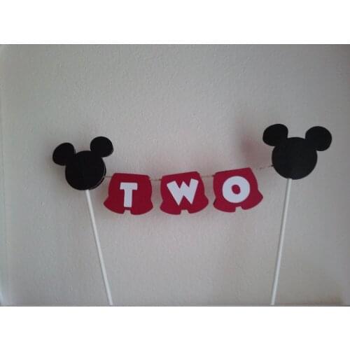 Mouse Birthday- mouse Mouse Birthday Topper Set- mouse First Birthday- mouse Mouse 2nd birthday