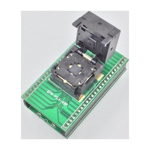 Fast Free Ship NRF51822 422 NRF52832 Gold Plating test socket IC Test & Burn-In sockets programming burner Pinboard QFN48