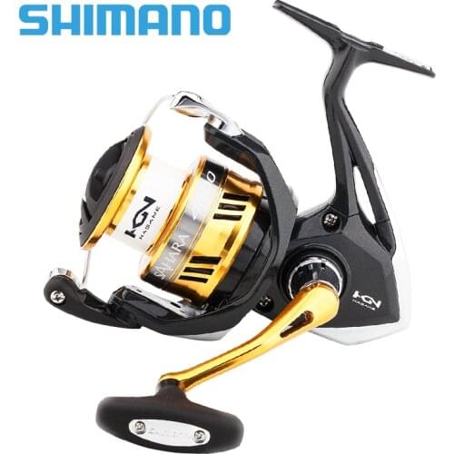Shimano SAHARA FI Spinning Fishing Reel 500 1000 c2000s 2500 C3000 4000 5BB Gear Ratio 5.0:1/4.7:1 Saltwater pesca Fishing reel