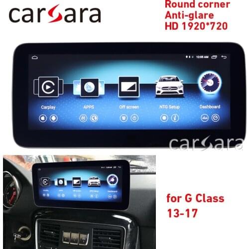 G class G350 stereo multimedia navigation round corner anti-glare HD 1920*720 touch screen GPS radio comand CD player