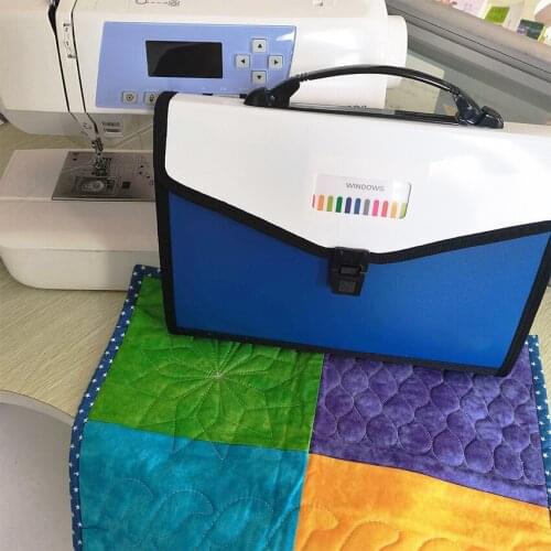 New Ruler Storage Bag PP Material High Capacity Layered Storage Tool Storage Patchwork DIY Craft Quilting Sewing Supplies Set