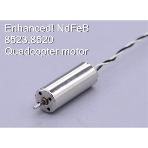 Enhanced! NdFeB hollow cup motor 8523,8520 Quadcopter motor