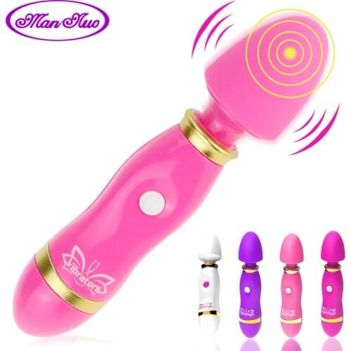 G Spot Vibrator Magic Wand AV Stick Female Masturbation Clitoris Stimulator Erotic Sex Toys For Woman Couples Sexual Wellness