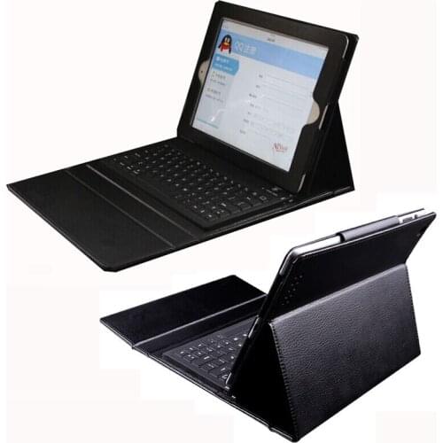 Waterproof PU Leather Case for IPAD 2 3 4 Tablet PC Bluetooth Keyboard Protective Case for IPAD Air1 2 Case with Stand Function