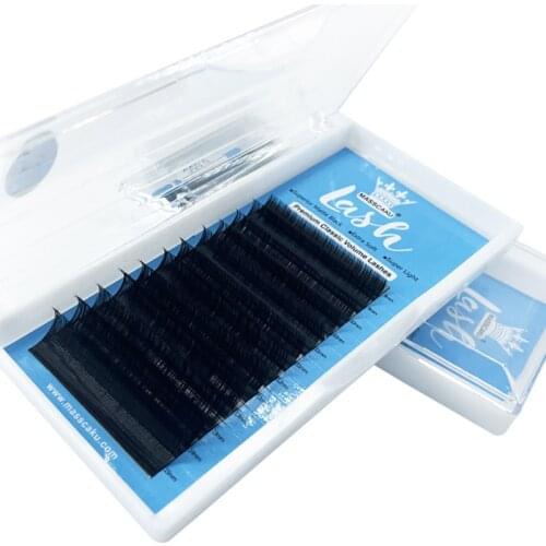 Top quality faux mink individual eyelash extension 12 lines mix 8~16mm high quality natural synthetic mink classical eyelashes