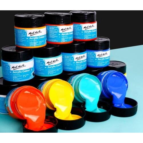 100ML acrylic paint metallic color/fluorescent color wall painting DIY clothes shoes painting waterproof paint art supplies