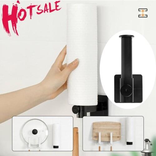 Household Toilet Wall Mount Toilet Paper Holder ABS Telescopic Bathroom Kitchen Roll Paper Accessory Towel Accessories Holders