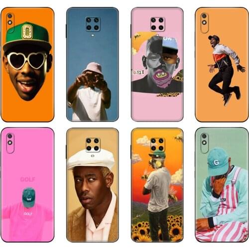 Black tpu Case For Xiaomi Redmi 7A 8 8A 9 9A 9C Case Redmi Note 8T 8Pro T Note9 9S Pro Case creator Pop Rap Singer tyler creator
