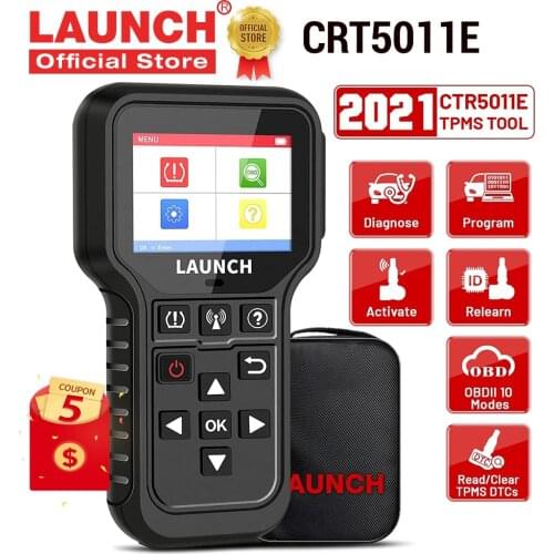 LAUNCH X431 CRT5011E TPMS Tire Pressure Diagnsotic Tool 315MHz 433MHz Sensor Activation Programing Learning Reading OBD2 Scanner