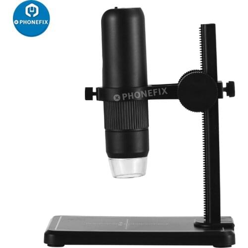 MS5 Wifi Electronic Microscope with 8 LED Light Wireless Digital Display Magnifying Glass Photo Video Playback For Watch Jewelry