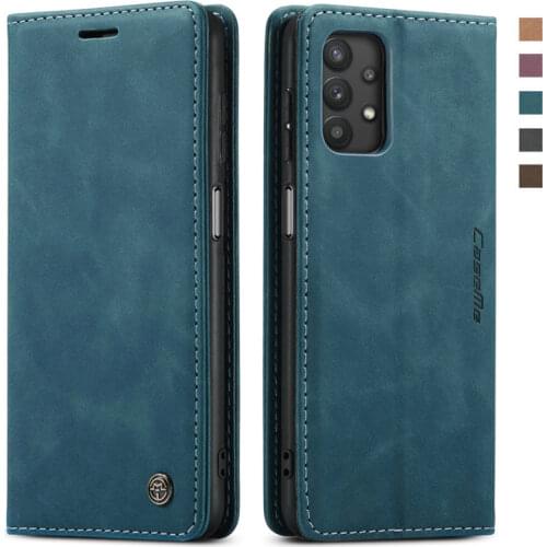 A22 A42 A52 A72 5G Flip Case Leather Magnet Wallet Shell for Samsung Galaxy A32 Case A 32 22 12 52 72 4G Luxury Cover Shockproof