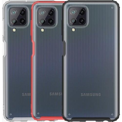 Hybrid Slim Armor Case For Samsung Galaxy M32 Drop resistance Clear Transparent Back Cover Shield Defender