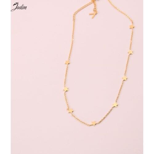 Joolim Jewelry PVD Gold Finish Fahionable Starfish Necklace Stylish Stainless Steel Necklace