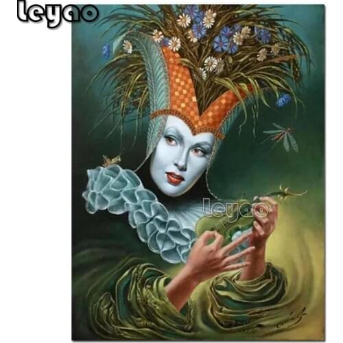 Carnival Mask woman diamond embroidery sale 5d cross stitch diamond painting full square round drill mosaic diamond diy home art