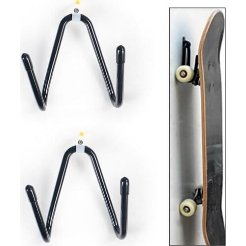 2pcs Scooter Hook Adjustable V-shaped Guitar Storage Hanger Skateboard Storage Hook Wallmount Hook For Skateboard Home