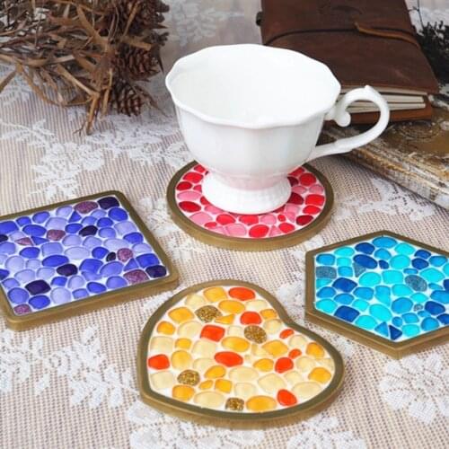 Mini Mosaic Piece Silicone Mold Handmade Cup Tray Resin Molds Diy Jewelry Accessories Cabochons Phone Case Decoden