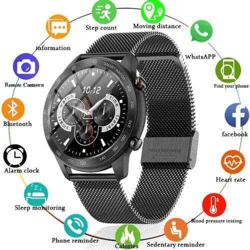LIGE Fashion Smart Watch Men Women Bluetooth Call Music Playback Waterproof Sports Watch Pedometer Smartwatch Fitness Bracelet