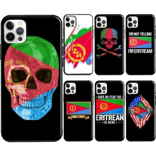 Eritrea National Flag Soft Cover For iPhone 12 11 Pro Max X XR XS Max 5S SE 2020 8 7 Plus 12 Mini Phone Case
