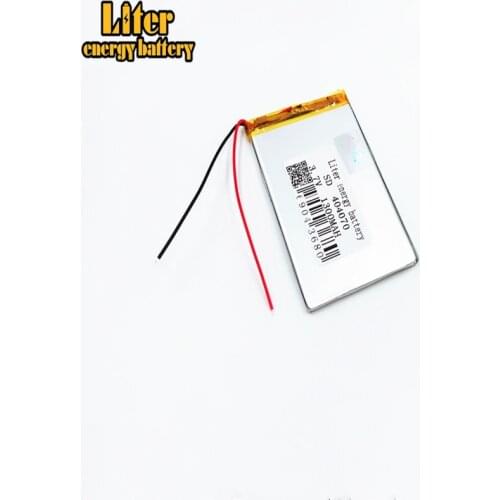 Polymer battery 1300MAH 3.7V 404070 smart home MP3 speakers Li-ion battery for dvr,GPS,mp3,mp4,cell phone,speak
