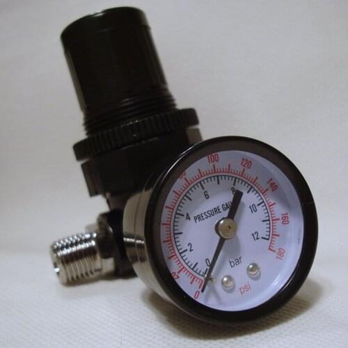 Spray Gun Regulator Air Pressure Regulator Auto Paint Air Regulator Spray Gun Adjustable Regulating Gauge Air Tool