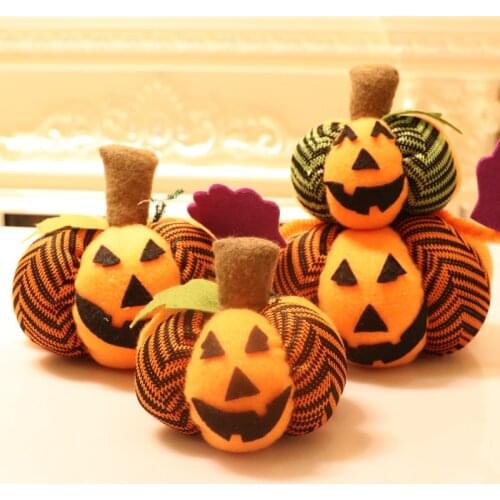 Halloween Decoration Ornaments Non-woven Pumpkin Dolls Ghost Festival Bar Ball Venue Decoration Props Gifts