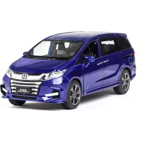 High simulation Honda Odyssey 1:32 scale alloy pull back car model diecast metal toy vehicles 6 open doors