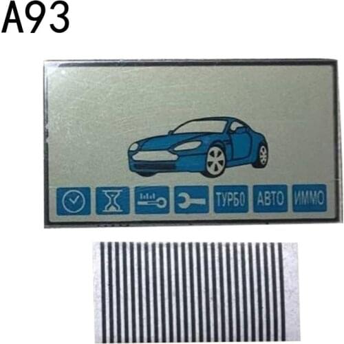 5pcs/Lot A93 LCD display zebra paper for Starline A93 Lcd remote control Key Chain Fob Keychain two way car alarm system