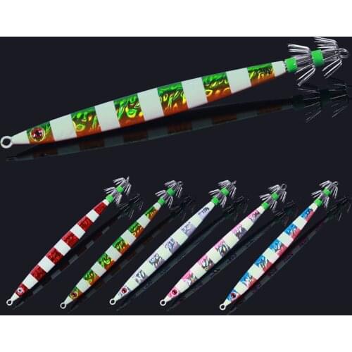 5PCS Deep sea Fishing Silvery Jigging Slow sinking Jig Hook Lure Jigbait spoon baits 120/150G