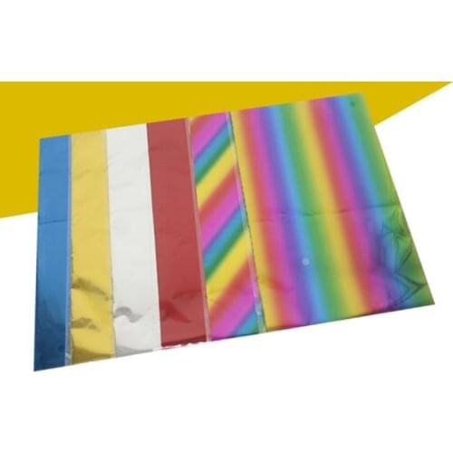 50 Sheets/Pack Hot Gold Heat Transfer Foil Paper Colorful Laser Printer Foil Papers for DIY Invitations Business Cards 18.5*29cm