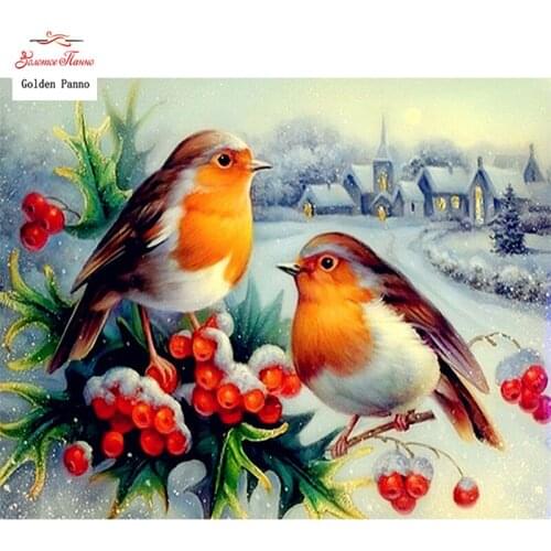Diamond Painting Full Square 5D Diy Daimond Embroidery Diamant Mosaic Sale Displasy Broderie Diamant Birds on Branches 12