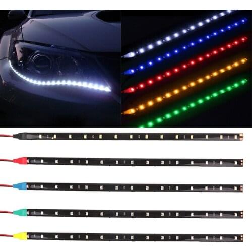 Car LED Strip Styling Decorative Ambient Light 30CM 15 SMD Lamp Waterproof LED 964B