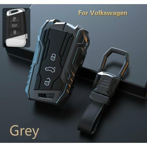 Zinc Alloy Car Remote Key Case Cover Holder Shell Fob for Volkswagen VW Magotan Passat B8 Golf for Skoda Superb A7 Accessories