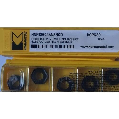 10PCS CARBIDE INSERT HNPJ0604ANSNGD KCPK30