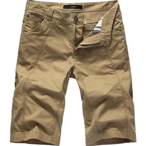 Summer shorts five-point pants pure cotton loose fat large size mens casual fat overalls sports shorts