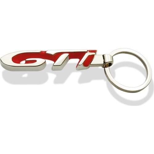 3D Metal Car Styling Emblem Keychain Key Chain Rings For Peugeot GTI 206 207 208 307 308 301 2008 3008 408 508 Car Accessories