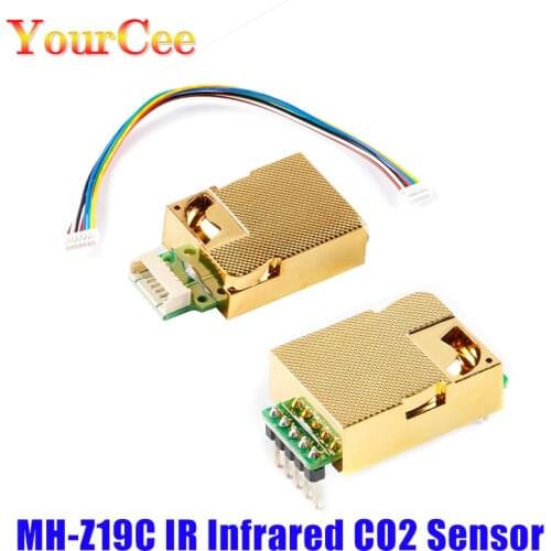 MH-Z19 MH Z19C IR Infrared Sensor Module CO2 Carbon Dioxide Gas Digital Sensor NDIR for CO2 Monitor 400-5000ppm UART PWM Output