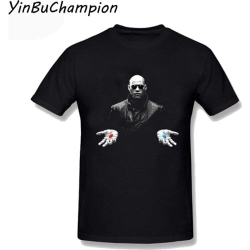 Morpheus Slim Fit T-Shirt Matrix Code Slim Fit Tshirts Men Short Sleeve New T Shirts Streetwear Black Boys Mens T Shirts XS-3XL