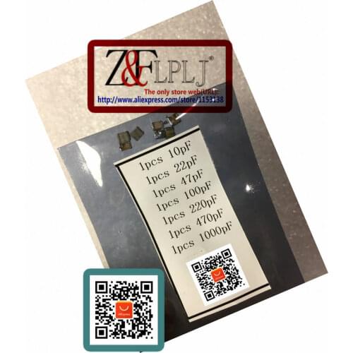 Used capacitors set for n7ddc / Used 10pF 22pF 47pF 100pF 220pF 470pF 1000pF 1PCS/each= 7PCS/LOT