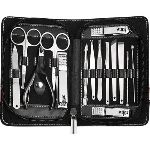 Professional Plier tools set 15 nail clipper Finger in Nails art Multi-functional Beauty 1 Manicure scissors knife Best gifts