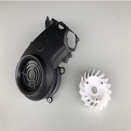 Motorcycle scooter Engine Complete Cooling Assembly Fan Cover For Yamaha 100CC ZY100 RS100 RSZ100 JOG100 CUXI 100 LYM100