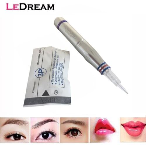 50pcs Sterilized 8mm Screw Tattoo Cartridges Needles Tips Microneedling 3P 3RL For Charmant I Permanent Makeup Microblading